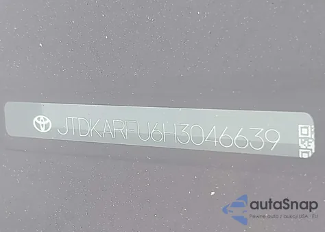 2017 Toyota Prius Three Touring from USA, damaged, VIN JTDKARFU6H3046639